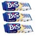 Lacta - Bis - White Chocolate Wafer - 4.44 Oz (PACK OF 03) | Wafer Recheado sabor Chocolate Branco - 126g