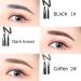 JASSINS 2pc Double-Headed Eyebrow Pencil Kit - Waterproof & Long-Lasting Dark Brown Brow Pen with Brush - Buy Online on SooperMarket.com