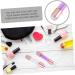 minkissy 2pcs Nail Stamp Nail Art Stamper Head French Tip Nail Tool Nail Art Stamp Tool Nail Art Stamper for French Manicure Nail Art Stamping Tools Silica Gel Template Purple Printing 11.50X2.00X2.00CM Purple - Buy Online on SooperMarket.com