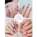 3D Colorful Flower Nail Charms | Acrylic Rhinestone Decorations | Kalolary Nail Art Studs | Gold Silver Caviar Beads | Women Girls | 12 Grids/Box - Buy Online on SooperMarket.com