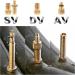 Ukofew 30-Piece Bicycle Valve Adapter Set - Universal DV SV AV Accessories for All Bike Valves - Buy Online on SooperMarket.com