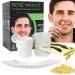 Nose Wax Kit, Nose Waxing Hair Wax Removal for Men Women, Nose Hair Waxing Kit For Men Ear Hair Waxing Kit Nose Hair Removal Kit for 50g Wax Beads 20 Applicators 10 Paper Cups 10 Mustache Guards
