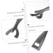 OFFSCH Steak Plate Fork Toaster Oven Pan Stainless Steel Frying Pan Metal Cooking Utensils Bowl Gripper Fajita Skillet Clip Stainless Frying Pan BBQ Clamps Cookware Holder BBQ Clips Black - Buy Online on SooperMarket.com