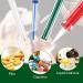 4-Piece Pet Pill Shooter Syringe Dispenser Set for Cats Dogs - Safe Reusable Medical Feeding Tool in Blue, Green, Red & White - Buy Online on SooperMarket.com