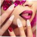 Gogogmee 1 Set Nail Patch Fake Nails with Glue French Decor Nails Decoration Nail Embellishments False Nails with Glue Nail Decals Nail Salon Supplies Sticker Plastic Full Coverage X4 Pink - Buy Online on SooperMarket.com