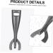 OFFSCH Steak Plate Fork Toaster Oven Pan Stainless Steel Frying Pan Metal Cooking Utensils Bowl Gripper Fajita Skillet Clip Stainless Frying Pan BBQ Clamps Cookware Holder BBQ Clips Black - Buy Online on SooperMarket.com