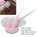 3PC Hair Dye Set - Color Mixer & Tinting Brush for Home & Salon Use | Pink Hair Coloring Comb & Barber Tools - Buy Online on SooperMarket.com