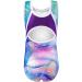 EQSJIU Girls Gymnastics Leotard 3-4T Sparkly Rainbow Galaxy Aurora Butterfly Flower Dancewear - Buy Online on SooperMarket.com