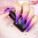 Senvenski Color Changing Gel Nail Polish Blue Pink Purple Glitter Mood Chameleon Thermal Temperature Gift Set UV LED Art Manicure Varnish (WB001) - Buy Online on SooperMarket.com
