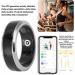 HCPZL Smart Rings for Men and Women Smart Ring Tracker BT5.1 Step Counting 5ATM Waterproof Smart Ring with APP for Android for iOS for TikTok Camera Remote (10#) 7# - Buy Online on SooperMarket.com