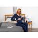 Irdcomps Women's Maternity Pyjamas Set - Cotton Nursing Nightwear PJ Set for Pregnancy - S Navy Blue - Buy Online on SooperMarket.com