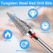 Diesisa 2 Pack Nail Drill Bits for Acrylic Nails - 3/32 Shank, Professional Electric Bits for Home Salon, Fine+Medium, Nib - Buy Online on SooperMarket.com