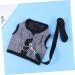 Soft Ferret & Rabbit Cable Dress with Leash - Breathable Pet Vest Guinea Pig Size 1 Black - Buy Online on SooperMarket.com