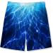 Buy Tuonroad Boys' 3D Print Swimming Shorts | Fast Drying & Funny Beach Trunks for Ages 5-14 | Blue Lightning Design - Buy Online on SooperMarket.com