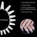 1000PCS Curved Long Coffin Nail Tips - Half Cover Ballerina Fake Nails for DIY Mani-Pedi | 10 Sizes - Perfect for Nail Studios - Buy Online on SooperMarket.com