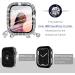 WINGLE 6-Pack Bling Crystal Diamond Apple Watch Case 44mm with Screen Protector for Apple Watch Series SE 6 5 4 - Buy Online on SooperMarket.com