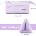 ANGOOBABY Large Capacity Pencil Case Durable Pen Pouch Portable Pencil Bag with Handle for School Teen Girl Boy Men Women Adults purple - Buy Online on SooperMarket.com