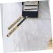 BELLIFFY 2pcs Eyebrow Pencil Brush Gel Black Eyebrow Pencil and Brush Black Eyeliner Pen Puff Eyebrown 1 count (Pack of 1) Black - Buy Online on SooperMarket.com