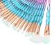 20-Piece Professional Makeup Brushes Set - Portable Soft Fiber Cosmetic Brush Kit for Face & Eyes - Buy Online on SooperMarket.com