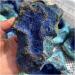 Natural Azurite Raw Gemstone Needle Cluster Malachite Geode Crystal Specimen Reiki Stone Collectible 1pc Stone Collection 400-500g - Buy Online on SooperMarket.com