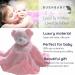 BUSHBABY Plush Teddy Comfort Blanket Gift Set - Perfect 1st Birthday or Newborn Present for Girls - Pink Cube Box - 10cm - Buy Online on SooperMarket.com