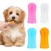 Pack of 4 finger toothbrushes for dogs finger cots dog dental care finger toothbrush dog toothbrush for small medium and large dogs