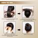 2 Pcs Dark Brown Magic Hair Bun Maker - Fast & Easy Donut Bun for Girls and Women - Buy Online on SooperMarket.com