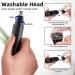 Smity Rechargeable Nose Hair Trimmer with Dual Edge Blades and LED Light - Painless Cordless Ear and Eyebrow Trimming Tool for Men and Women - Buy Online on SooperMarket.com