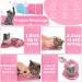 7-Piece Cat Bathing Bag Set with Grooming Glove, Nail Clipper, Feeder - Bright Colors - Buy Online on SooperMarket.com