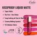 Oulac Matte Liquid Red Lipstick for Women - Long Lasting Deep Red Lip Gloss | Waterproof, Non-Stick Cup, Vegan & Cruelty-Free - M01 Kiss Me Now - Buy Online on SooperMarket.com
