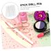 minkissy 90 Pcs Sticky Pen Manicure Dotting Pen Nail Painting Pen Nail Art Tools Para U as Crystal Picker Manicure Tools Bead Picker Pen Nail Dotting Pen Supply Wax Accessories French White - Buy Online on SooperMarket.com