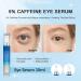 5% Caffeine Eye Serum - Reduce Dark Circles & Puffiness Anti-Aging Under Eye Cream with 360 Massage Roller - International Shipping Available - Buy Online on SooperMarket.com
