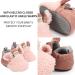 TMEOG Baby Booties Slippers - Infant Boots for Boys and Girls 6-12 Months - F Pink Sheep | Winter Sock Crib Shoes for Newborns | First Walking Shoes 0-18 Months - Buy Online on SooperMarket.com