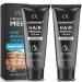 Hair Removal Cream Charmonic Intimate/Private Area Hair Remover for Men Fast & Painless Hair Removal for Underarm Chest Back Legs and Arms Depilatory Cream for Unwanted Coarse Body Hair (Black 2 pcs)