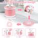 Foldable Portable Potty Seat for Kids - Small Pink Travel Potty Training Toilet for Toddlers - Indoor & Outdoor Foldable Toilet Seat for Car - Children's Portable Toilet - Buy Online on SooperMarket.com
