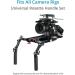 Camtree Hunt Quick Mount Universal Rosette Handle Set for ARRI Standard Rosette Rigs | Comfortable Rubber Handgrip, 15mm Rails, Multiple Angle Adjustments (CH-QM-H) - Buy Online on SooperMarket.com