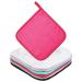 URAQT 6 Pack Face Cloths Make Up Remover 7.87 * 7.87in Soft Microfibre Face Wipes for Reusable Makeup Remover Cloth Washable Ultra Soft Facial Cleansing Wipe Cloths (Multi-Color) 6 Pcs-multi-colored