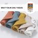 GVSAVY Set of 5 Kids Crepe Small Towelettes - Baby Bibs and Multi-Use Cloth Towels - Buy Online on SooperMarket.com