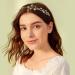 FRCOLOR Alloy Rhinestone Star Headband - Crystal Tiara Headband for Girls and Women in Golden - Buy Online on SooperMarket.com