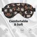 French Roosters Soft Sleep Eye Mask | Breathable Female Eye Patch for Travel & Relaxation - Buy Online on SooperMarket.com