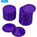 PATIKIL 1 Inch Flat Decorative Bottle Caps 50 Pack Craft Bottle Pendant Trays Double Sides Printed for DIY Pendants Craft Scrapbooks Purple - Buy Online on SooperMarket.com