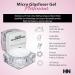 HN Hollywood Nails Platinum Microfibre Gel - Glimmer White 10g | High-Quality Fibreglass UV Gel for Flawless Manicures - International Shipping Available - Buy Online on SooperMarket.com