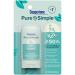 Coppertone Pure and Simple Kids Sunscreen Stick SPF 50  Zinc Oxide Mineral Sunscreen Stick for Kids  Tear Free  Water Resistant  Broad Spectrum SPF 50 Sunscreen  0.49 Oz Stick