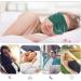 Faux Silk Eye Shade & Hair Scrunchy Set | Breathable Sleep Mask with Drawstring Pouch - Perfect for Travel & Relaxation - Buy Online on SooperMarket.com