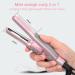 DAN Mini Flat Iron for Short Hair | Dual Voltage Travel Straightener with U-Shaped Design Plates | 30s Fast Heating - Buy Online on SooperMarket.com