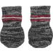 Trixie 19503 Dog Socks Anti-Slip M-L 2 pcs. grey grey Medium-Large