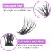 240pcs 40D 0.07 D Curl Cluster Eyelash Extensions - Soft Natural False Eyelashes DIY At Home - 12mm Length - Pack of 1 - Buy Online on SooperMarket.com