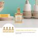 FRCOLOR 4PCS Refillable Travel Perfume Bottles - Mini 0.5oz Golden Perfume Spray for International Shipping - Buy Online on SooperMarket.com