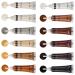 SEISSO Wood Repair Kit Wood Touch up Paint Restore Any Wood Furniture Wood Stain, 12 Colors Cover Surface Scratch for Wooden Floor Table, Filler Furniture Paint Oak, Cabinet, Door, Veneer, Walnut, 12Colors