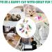 ueslwser 20 Pcs Mice & AnimalToys Colorful Feather Interactive Cat Interactive Mouse Catnip Toys Assorted Randomly Colors for Cats and Kitten Indoor Play Cat Mice Toys Pack Interactive Catch Play - Buy Online on SooperMarket.com